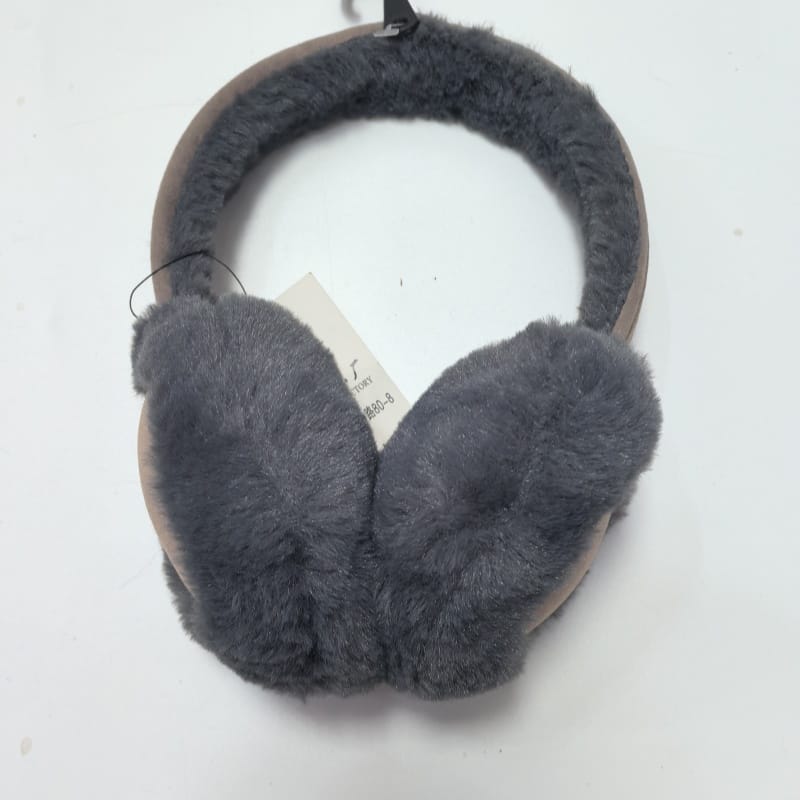 Beige plush earmuffs shaped like cartoon horse or pony faces with small ears, black eyes, and soft fuzzy headband - ODM OEM service available - winter accessories wholesaler